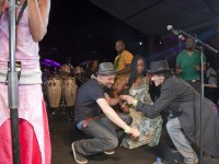 Damon Albarn and Rachid Taha, Africa Express Paris 2009