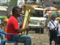 Papy and his tuba Kinshasa