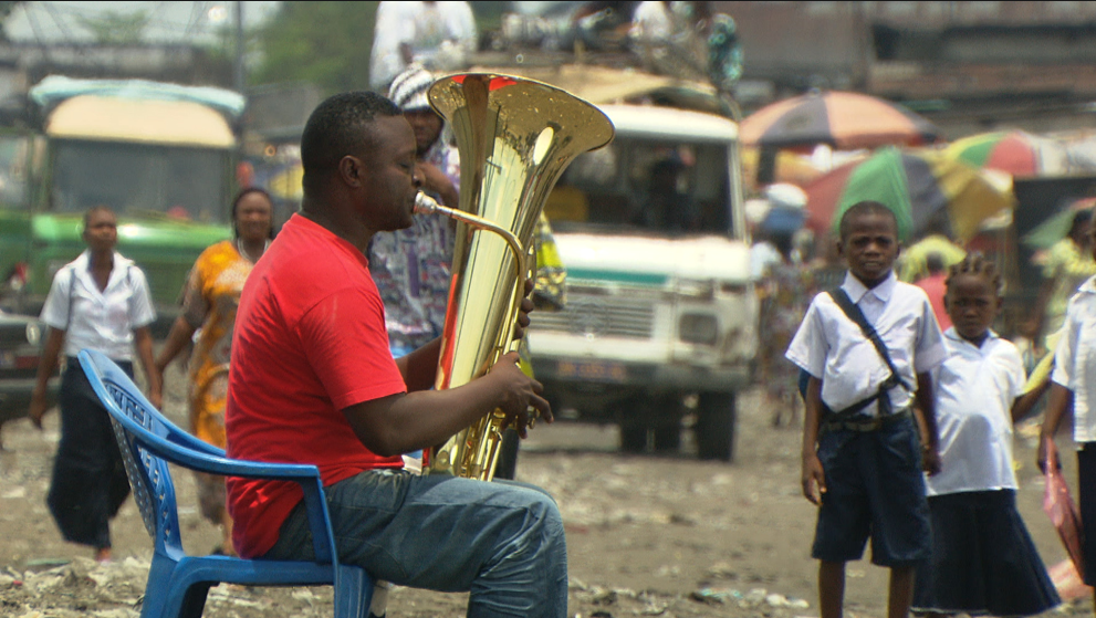 Papy and his tuba Kinshasa
