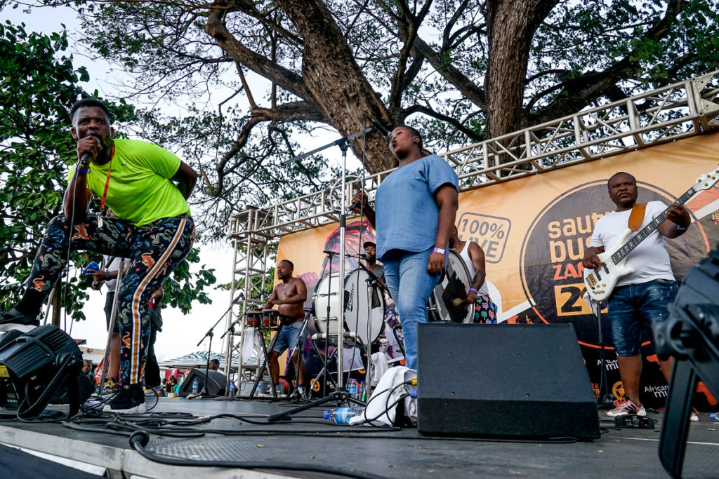 BCUC on the Forodhani Gardens stage, Sauti za Busara 2019. Photo: Andy Morgan